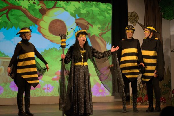 queen bee and bee's